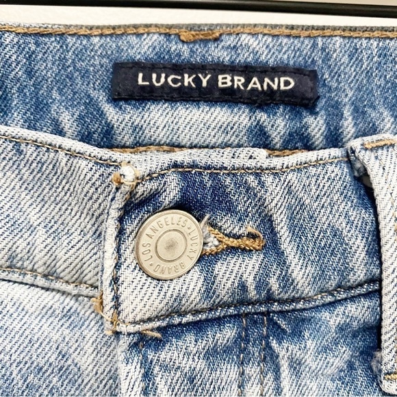 LUCKY BRAND Drew Mom Jean Embroidered Boho Aztec Size 24 A 00 - Picture 13 of 16